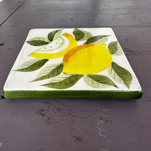 Williams Sonoma Laurie Gates Ceramic Trivet - Picture 3 of 3